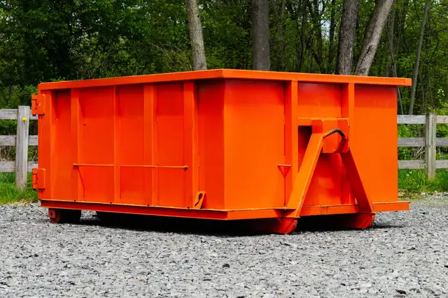 15-yard roll-off dumpster example
